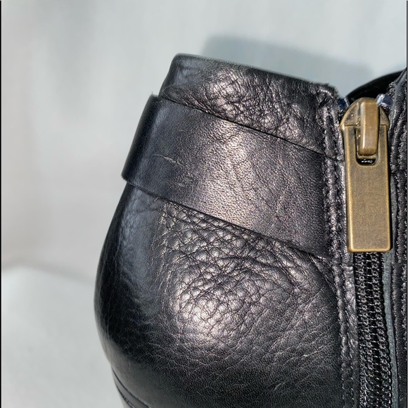 Dolce Vita Size 9 1/2 Black Leather Ankle Boots - Picture 5 of 15